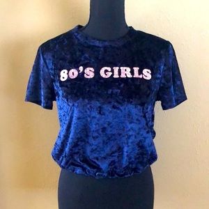 80’s velvet shirt